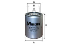 Palivový filtr MFILTER DF 3536