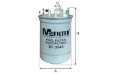 Palivový filtr MFILTER DF 3544
