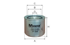 Palivový filtr MFILTER DF 3549