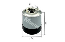 Palivový filtr MFILTER DF 3595