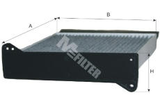 Filtr, vzduch v interiéru MFILTER K 9028C