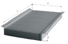 Filtr, vzduch v interiéru MFILTER K 9034