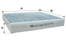 Filtr, vzduch v interiéru MFILTER K 9069C