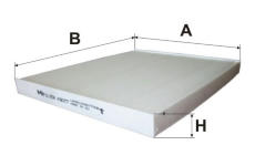 Filtr, vzduch v interiéru MFILTER K 9077