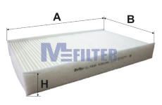 Filtr, vzduch v interiéru MFILTER K 9106