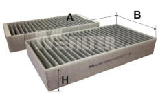 Filtr, vzduch v interiéru MFILTER K 9110C-2