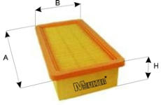 Vzduchový filtr MFILTER K 135