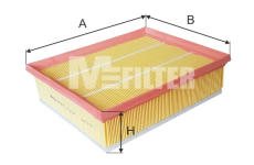 Vzduchový filtr MFILTER K 7104