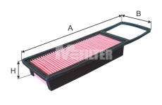 Vzduchový filtr MFILTER K 7111