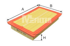 Vzduchový filtr MFILTER K 7141