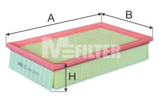 Vzduchový filtr MFILTER K 749
