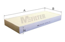 Filtr, vzduch v interiéru MFILTER K 9005