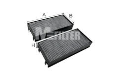 Filtr, vzduch v interiéru MFILTER K 9011C-2