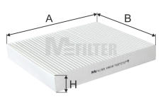 Filtr, vzduch v interiéru MFILTER K 9018