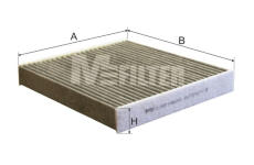 Filtr, vzduch v interiéru MFILTER K 9021C