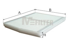 Filtr, vzduch v interiéru MFILTER K 9022