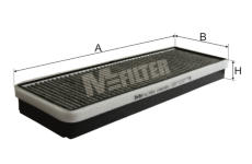 Filtr, vzduch v interiéru MFILTER K 9030C