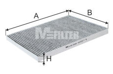 Filtr, vzduch v interiéru MFILTER K 9036C