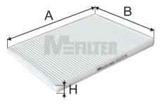 Filtr, vzduch v interiéru MFILTER K 9038