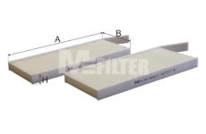 Filtr, vzduch v interiéru MFILTER K 9042-2