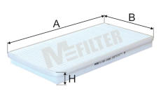 Filtr, vzduch v interiéru MFILTER K 906