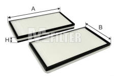 Filtr, vzduch v interiéru MFILTER K 9068-2