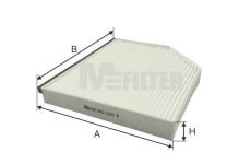 Filtr, vzduch v interiéru MFILTER K 9070