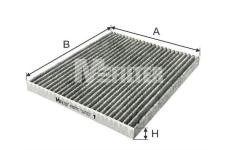 Filtr, vzduch v interiéru MFILTER K 9077C
