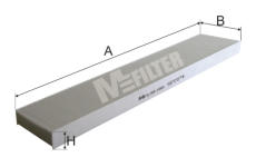 Filtr, vzduch v interiéru MFILTER K 909