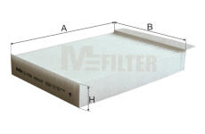 Filtr, vzduch v interiéru MFILTER K 9107