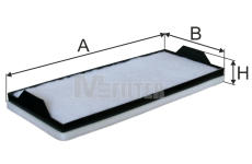 Filtr, vzduch v interiéru MFILTER K 9117