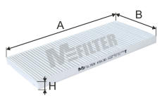 Filtr, vzduch v interiéru MFILTER K 9130