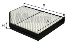 Filtr, vzduch v interiéru MFILTER K 9138