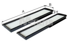 Filtr, vzduch v interiéru MFILTER K 9143-2
