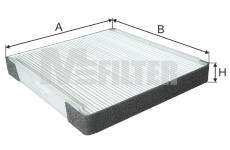 Filtr, vzduch v interiéru MFILTER K 9148