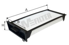 Filtr, vzduch v interiéru MFILTER K 9150