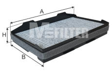 Filtr, vzduch v interiéru MFILTER K 9152C