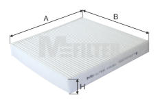 Filtr, vzduch v interiéru MFILTER K 9161