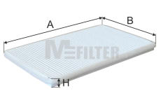Filtr, vzduch v interiéru MFILTER K 917