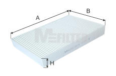 Filtr, vzduch v interiéru MFILTER K 9178