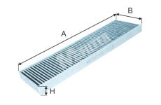 Filtr, vzduch v interiéru MFILTER K 9179C