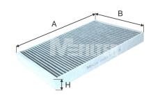 Filtr, vzduch v interiéru MFILTER K 9181C
