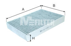 Filtr, vzduch v interiéru MFILTER K 9183C