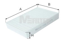 Filtr, vzduch v interiéru MFILTER K 9184