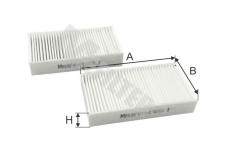 Filtr, vzduch v interiéru MFILTER K 9191-2