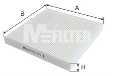 Filtr, vzduch v interiéru MFILTER K 9192