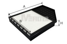 Filtr, vzduch v interiéru MFILTER K 9202