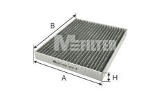 Filtr, vzduch v interiéru MFILTER K 9216C