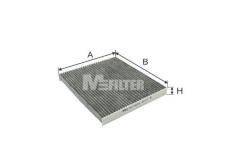 Filtr, vzduch v interiéru MFILTER K 9219C