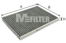 Filtr, vzduch v interiéru MFILTER K 9241C
